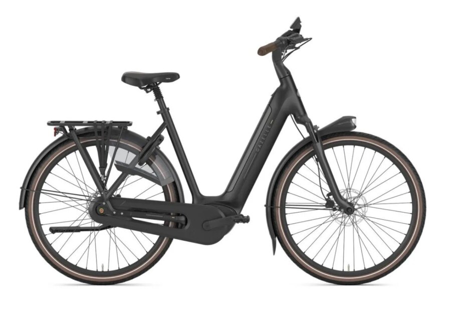 GAZELLE Grenoble C8+ DAMES Black Mat 49cm 2025
