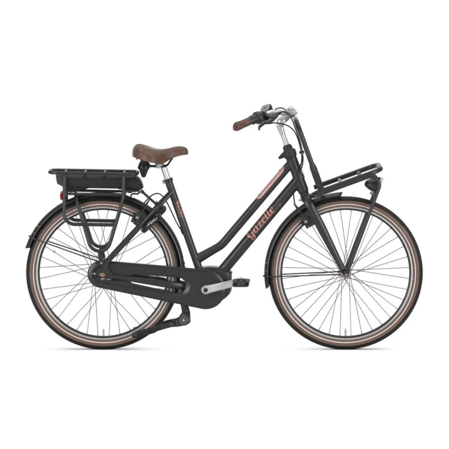 GAZELLE Miss Grace C7 HMB Dames Black Mat 64cm 2022
