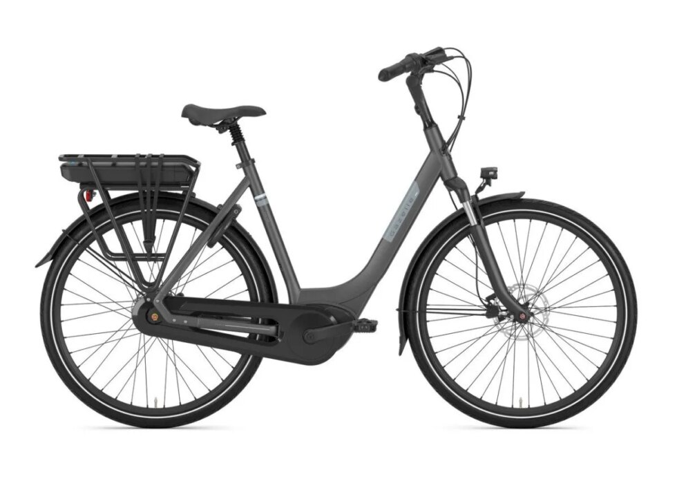 GAZELLE Paris C7+ DAMES Anthracite Grey Mat 49cm 2024