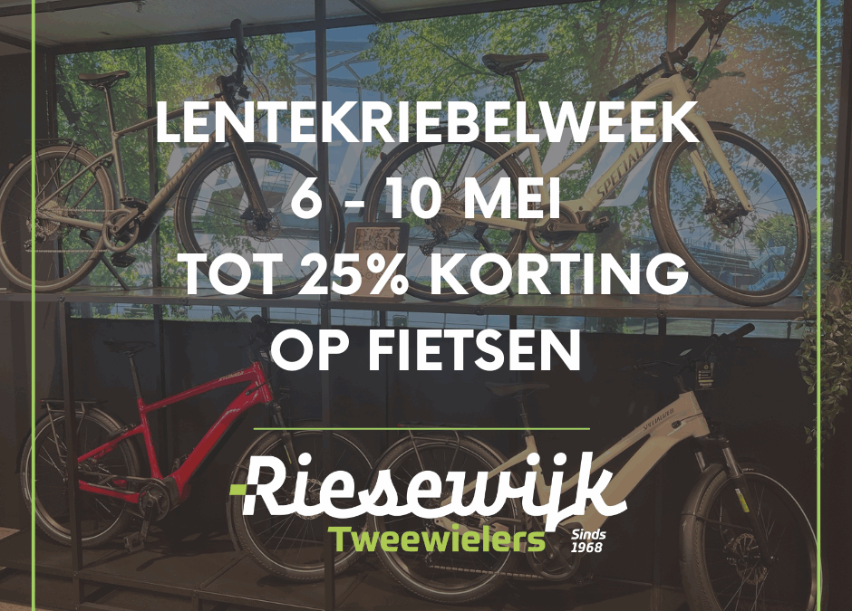 Lentekriebels- voordeelweek bij Riesewijk