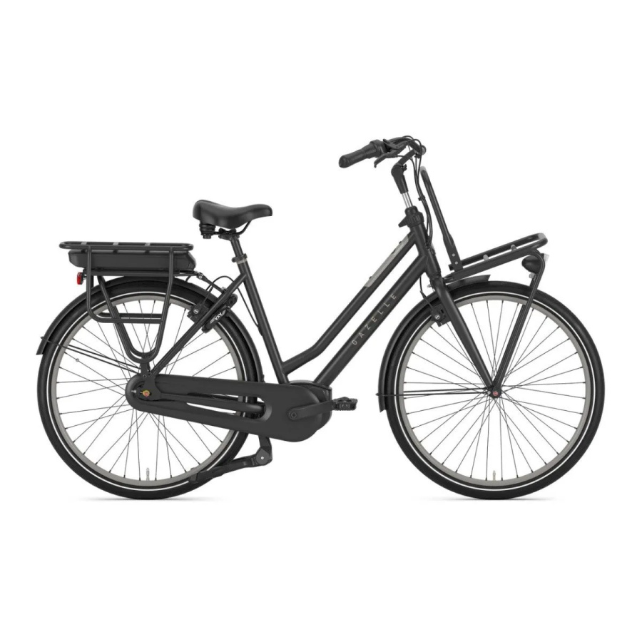 GAZELLE HeavyDutyNL C7 Dames Black Mat 59cm 2024