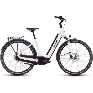 CUBE SUPREME HYBRID COMFORT ONE 500 Lageinstap Metallicwhite/black EE54 EE54 2025