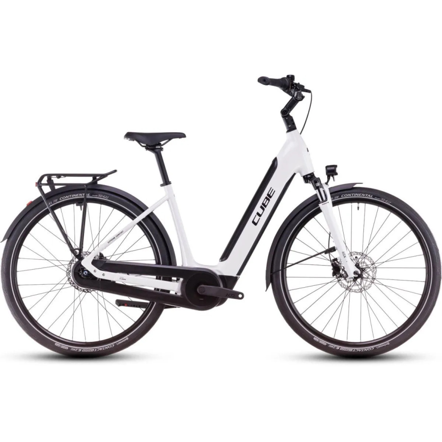 CUBE SUPREME HYBRID COMFORT ONE 500 Lageinstap Metallicwhite/black EE54 EE54 2025