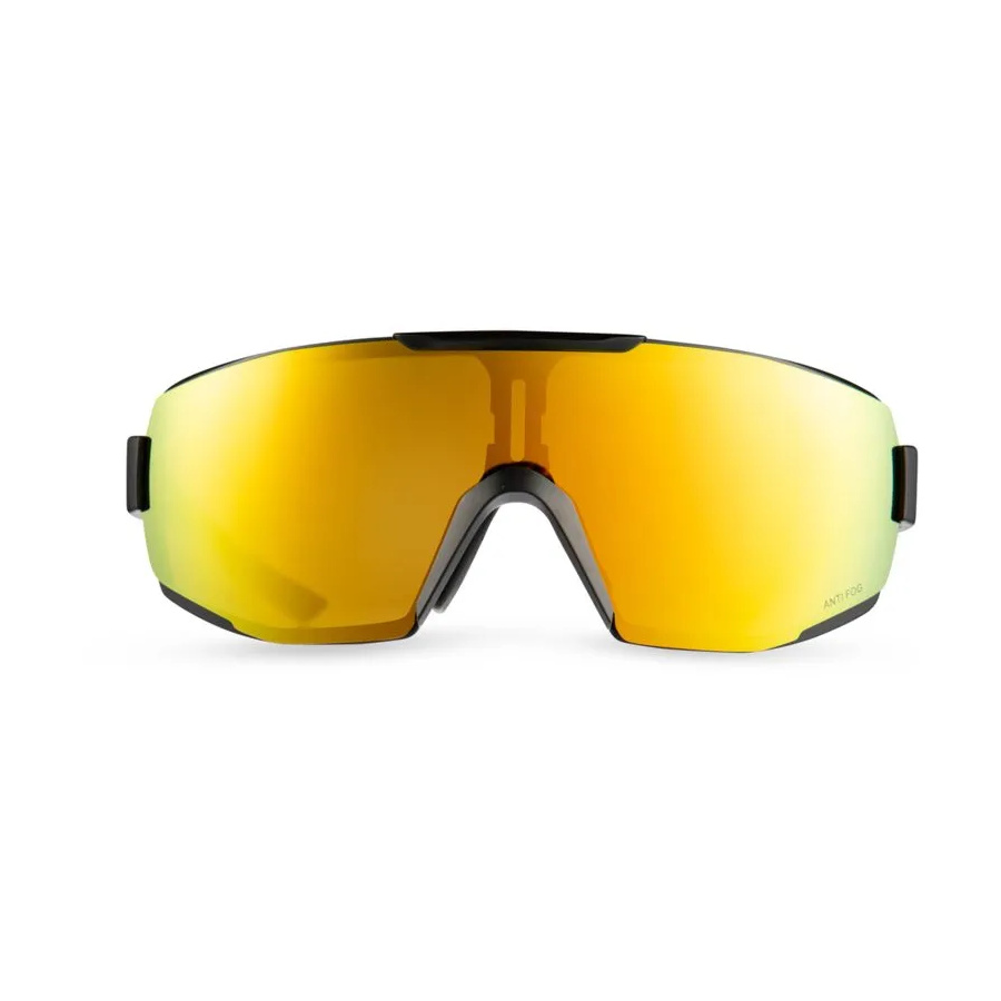 Agu glasses bold black gold lens