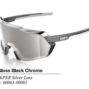 100% Korbin - Gloss Black Chrome - HiPER Silver Mirror