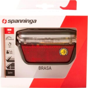 Spanninga achterlamp brasa xb on/off 2 x aa batter