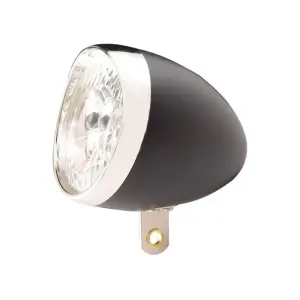 Ikzi koplamp 3 led koplamp retro zwart