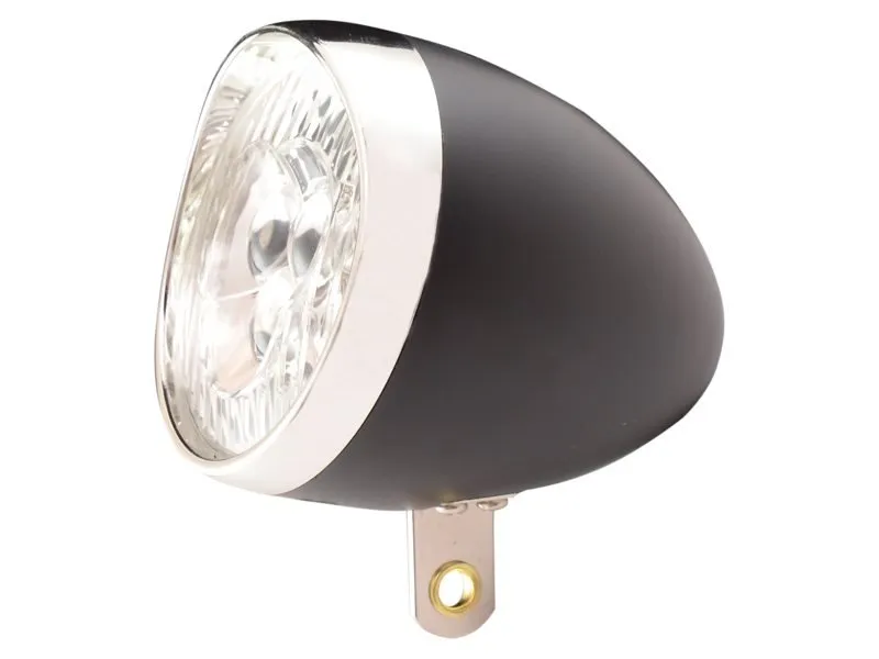 Ikzi koplamp 3 led koplamp retro zwart