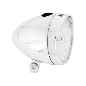 Axa led koplamp 4 lux tour classic batterij zilver