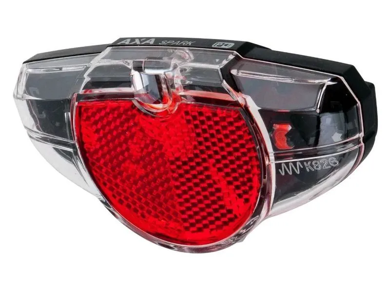Axa led achterlamp spark rood on/off batterij 50-8