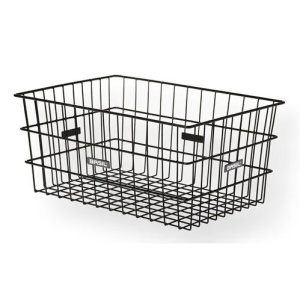 Basil mand Zembla staal 45L zwart 53x37x23cm
