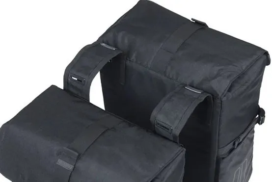 Basil fietstas dubbel Move zwart 30L