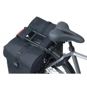 Basil fietstas dubbel Move zwart 30L