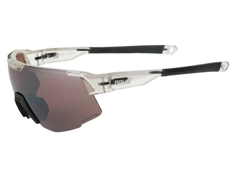 Agu bril grit half frame crystal incl transparant