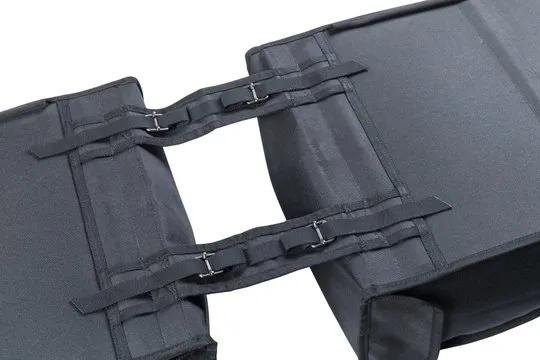 Basil fietstas dubbel Mara XXL zwart 47L